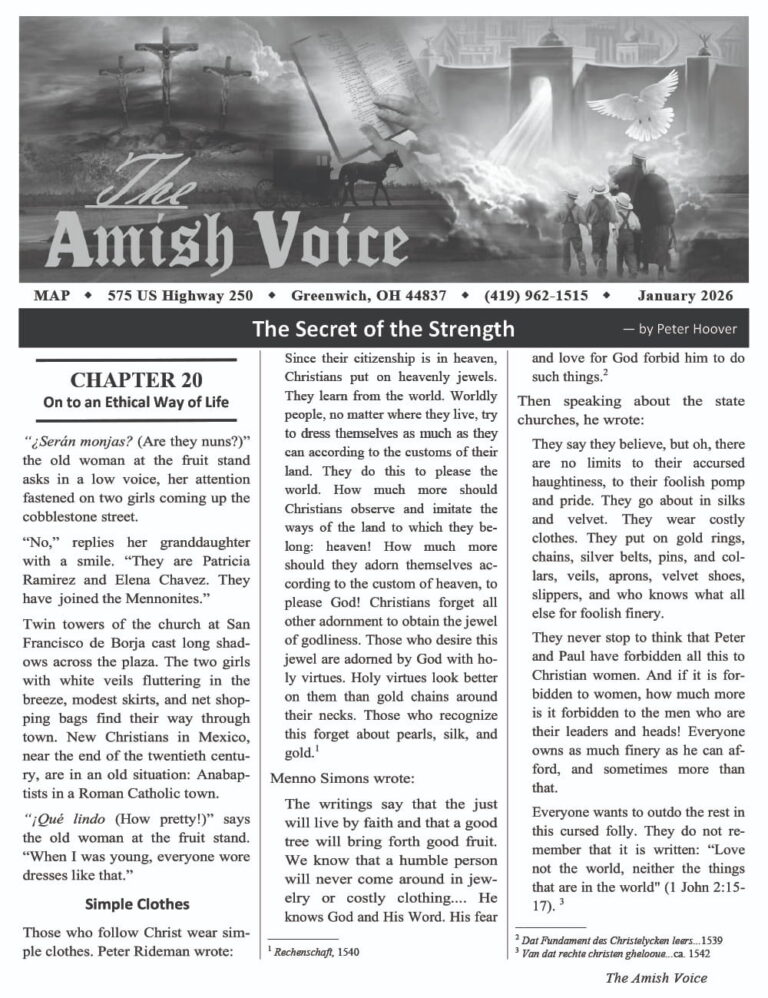 Amish Voice – January 2026