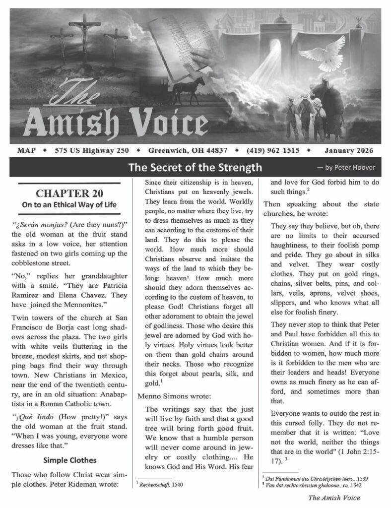 Amish Voice – January 2026