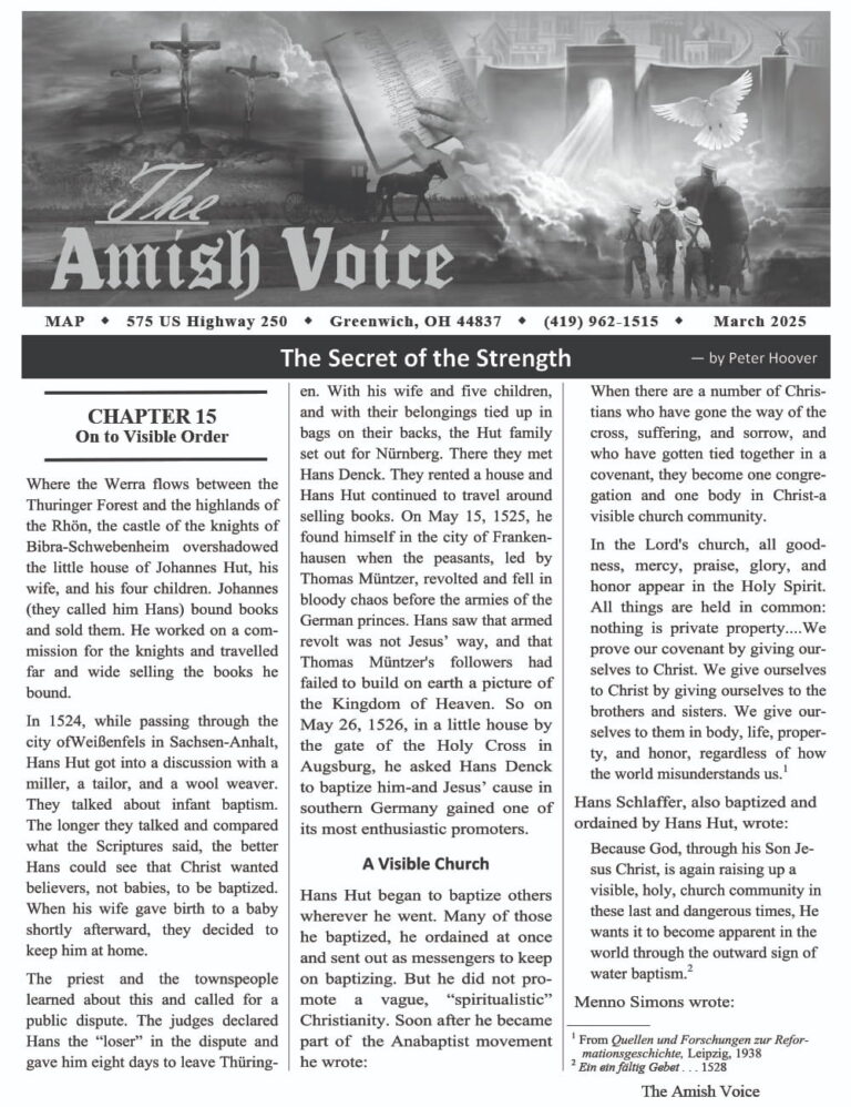 Amish Voice – March 2025