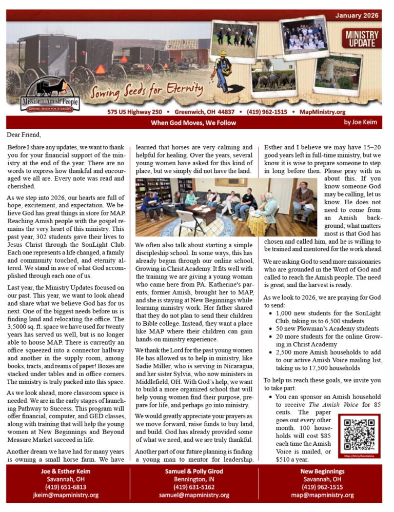 MAP Newsletter – January 2026