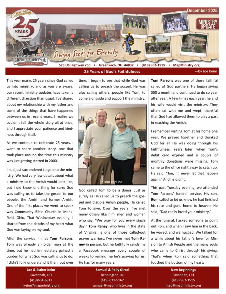 MAP Newsletter – December 2025