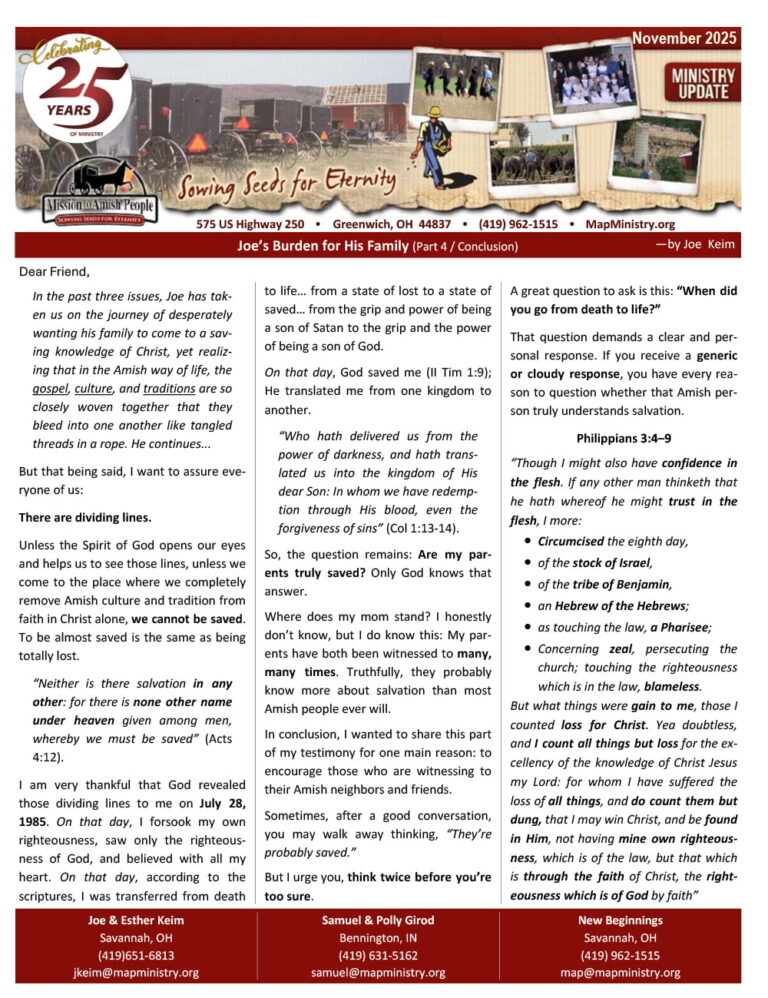 MAP Newsletter – November 2025