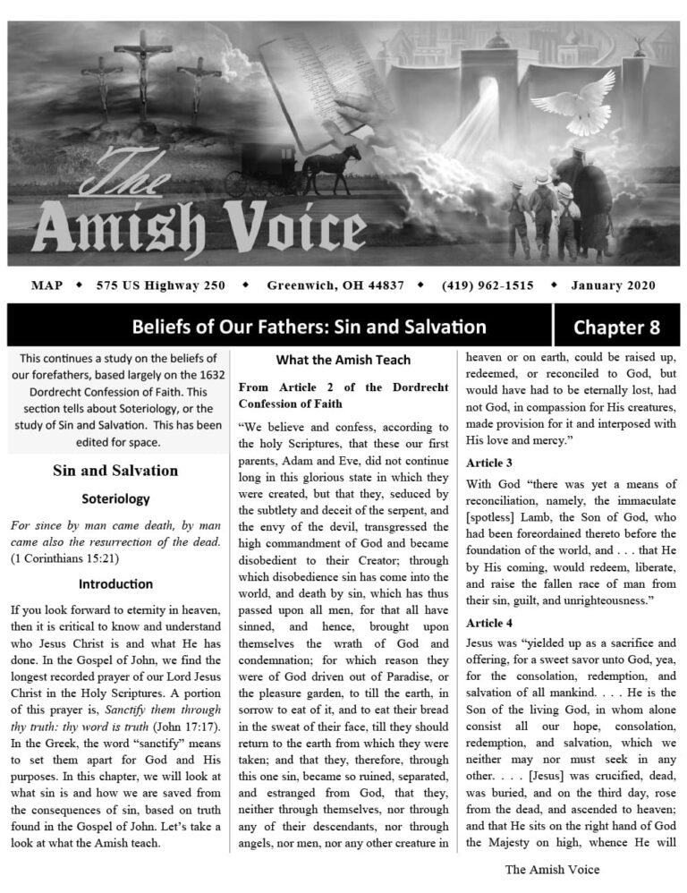 Amish Voice – January 2020