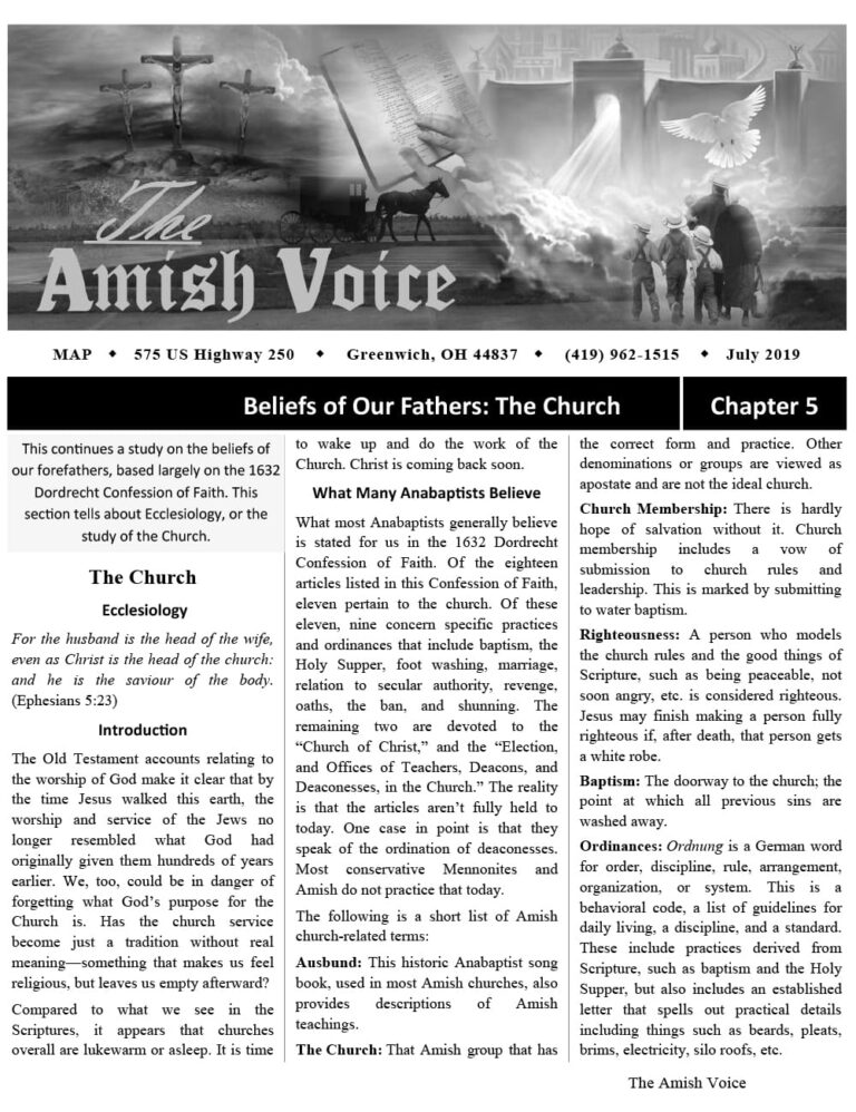 Amish Voice – July 2019
