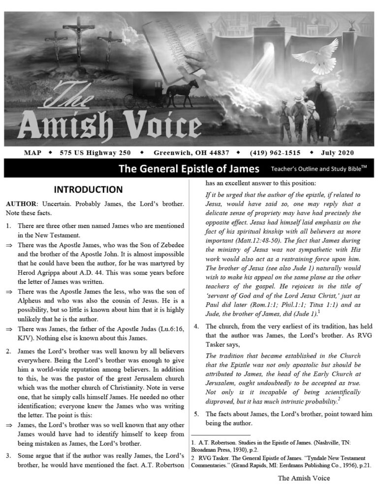 Amish Voice – July 2020