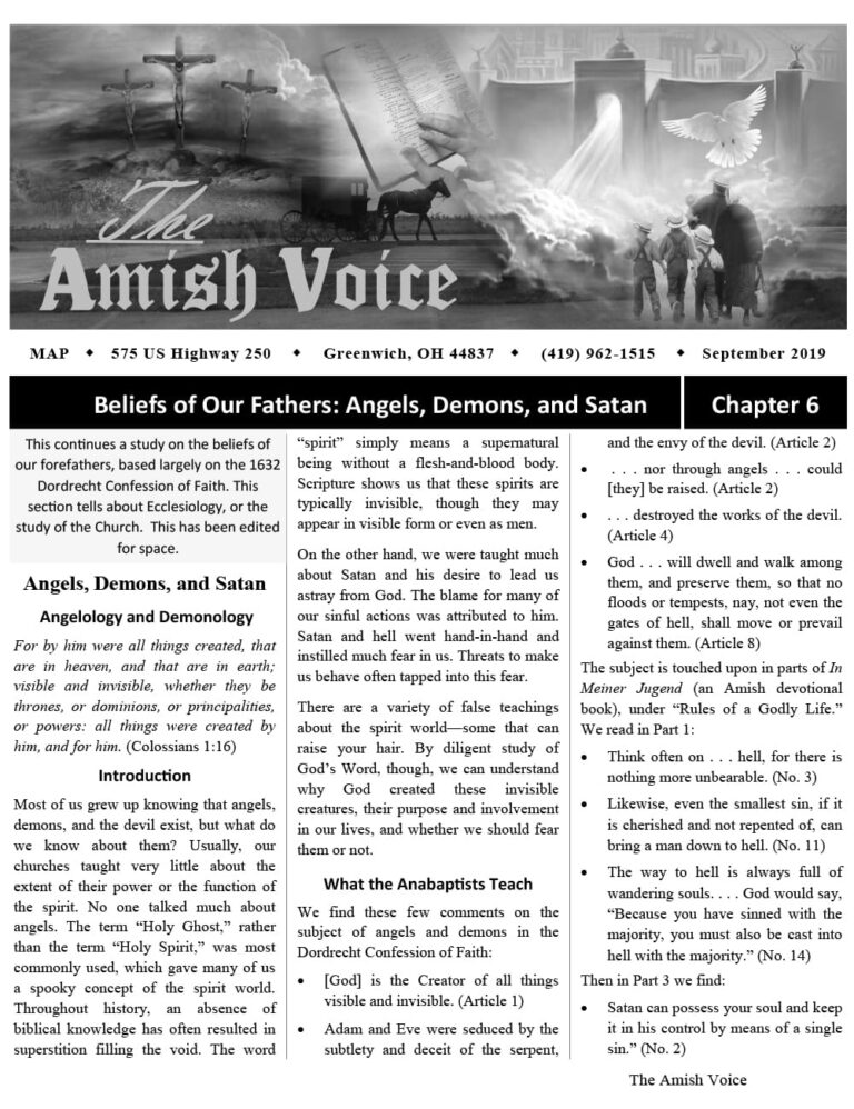 Amish Voice – September 2019