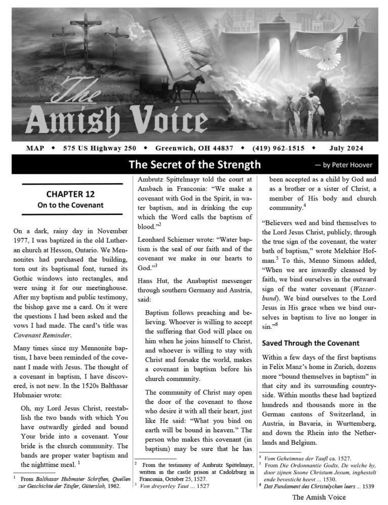 Amish Voice – July 2024