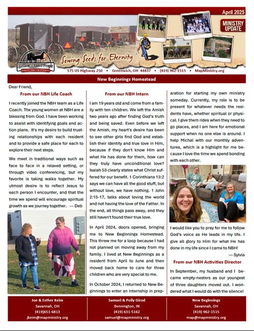 MAP Newsletter – April 2025