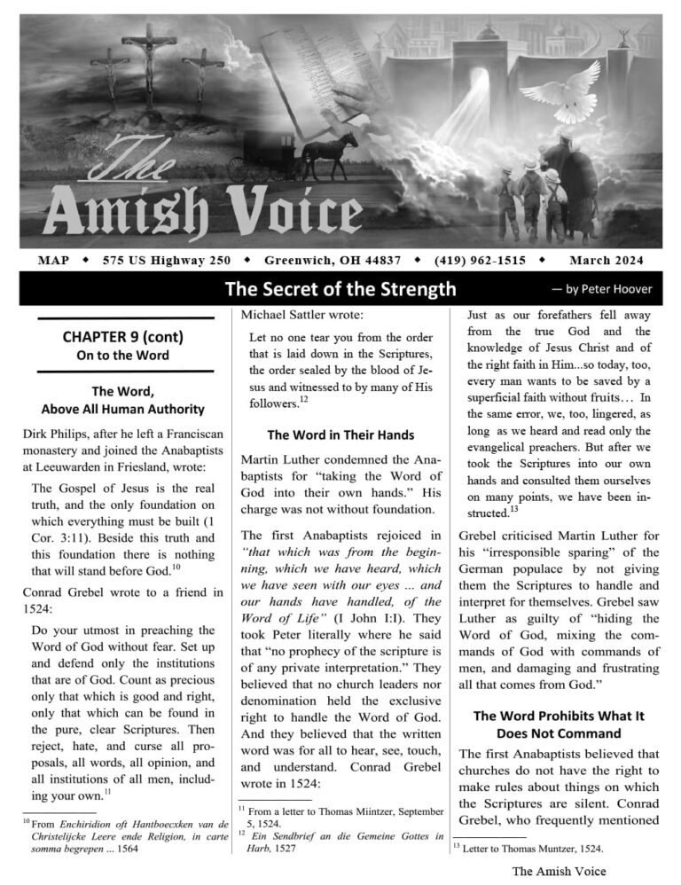 Amish Voice – March 2024
