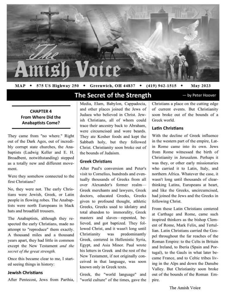 Amish Voice – May 2023