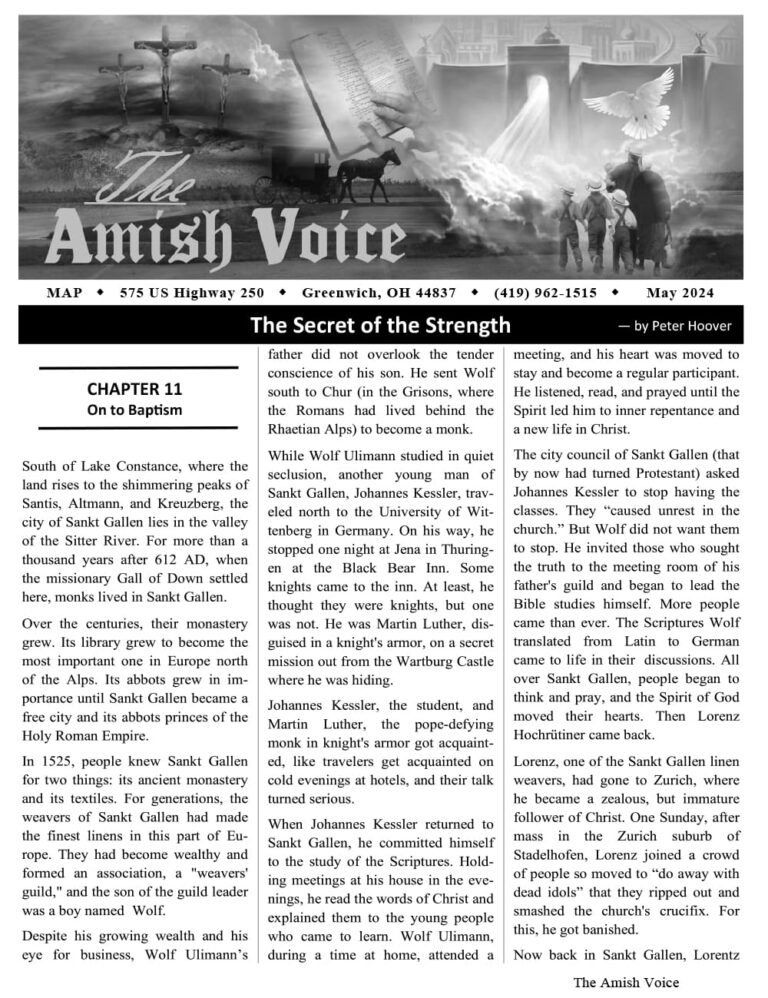 Amish Voice – May 2024