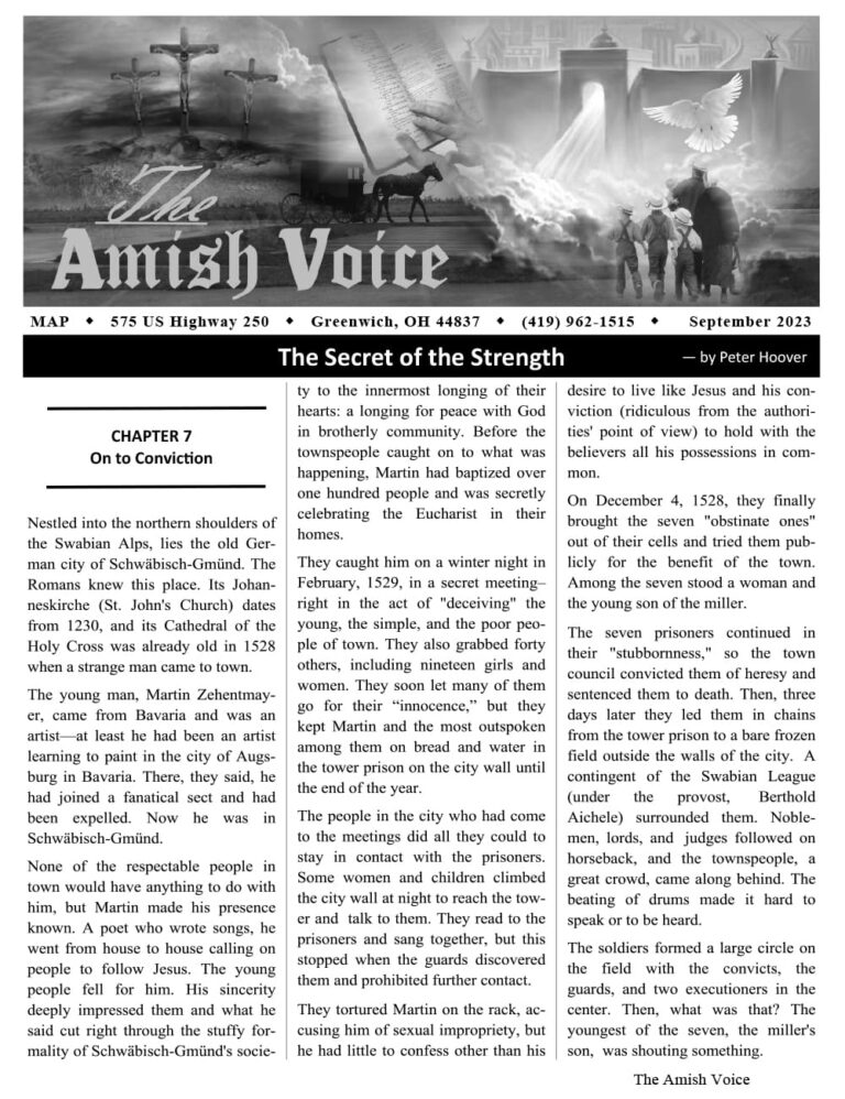 Amish Voice – September 2023