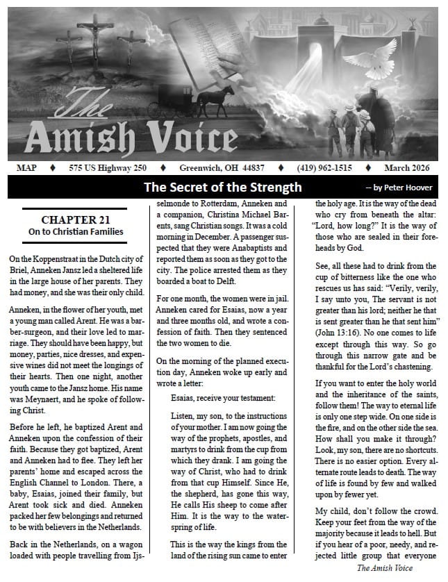 Amish Voice – March 2026