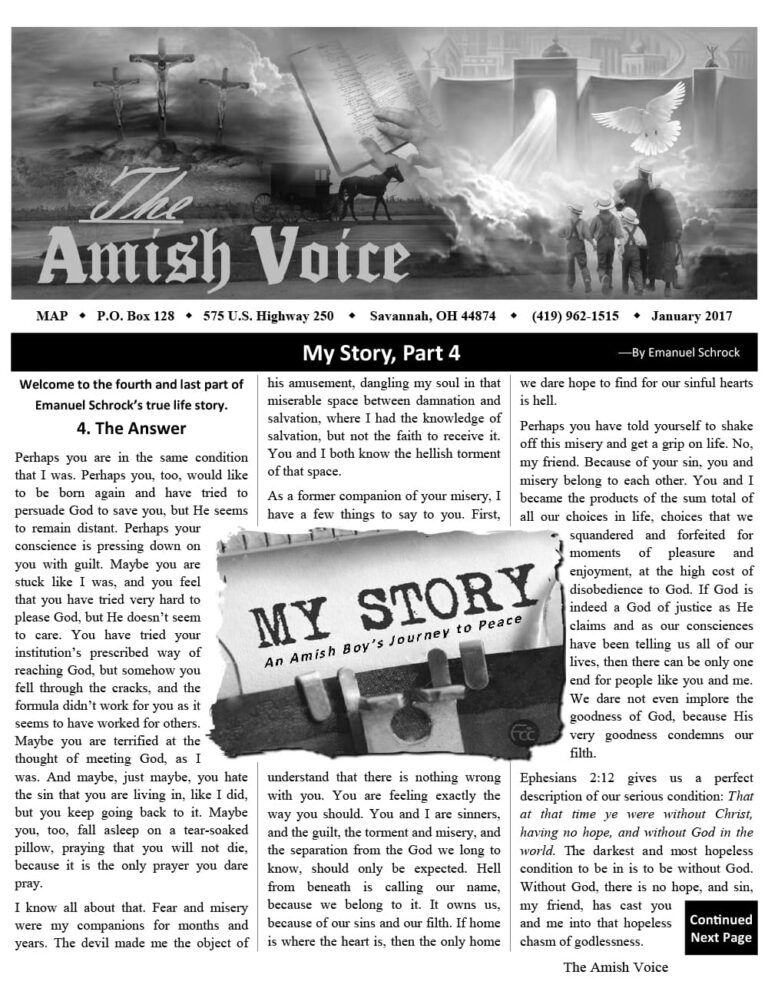 Amish Voice – January 2017