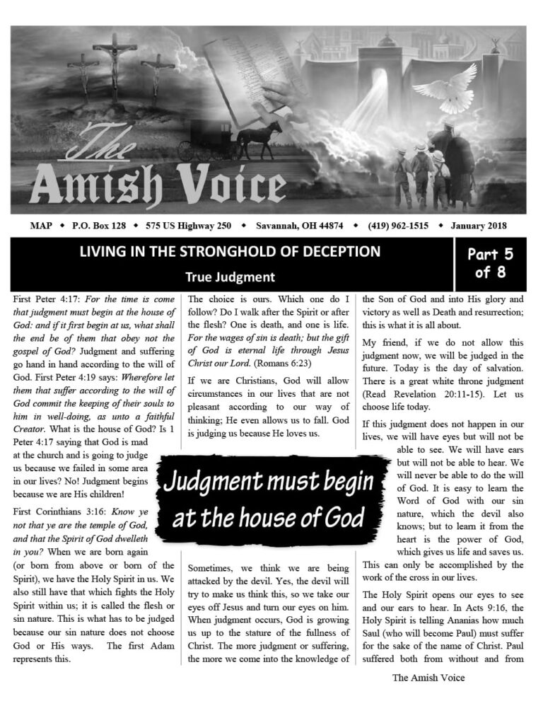 Amish Voice – January 2018
