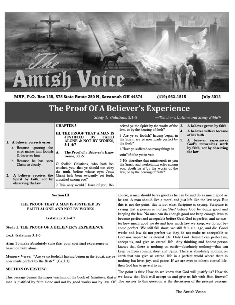 Amish Voice – July 2012