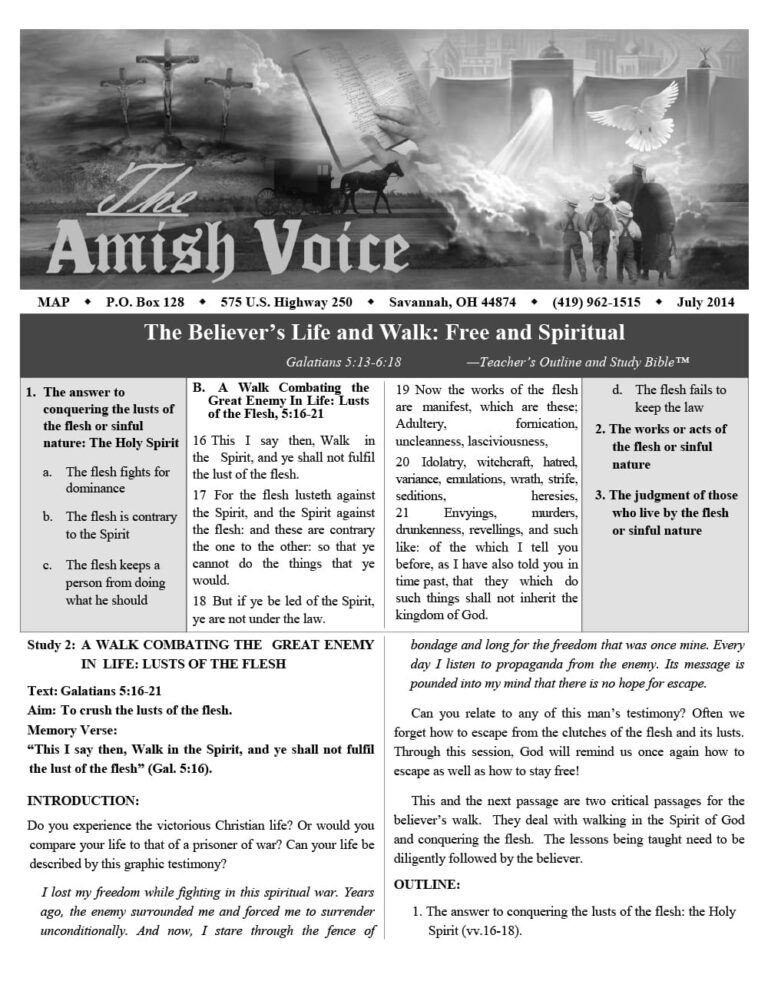 Amish Voice – July 2014