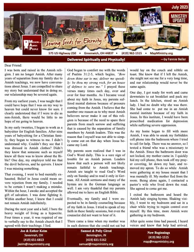 MAP Newsletter – July 2023