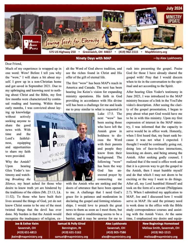 MAP Newsletter – July 2024