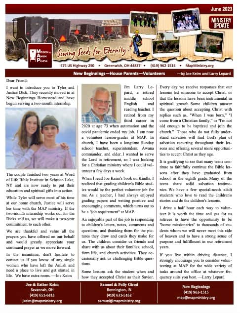 MAP Newsletter – June 2023