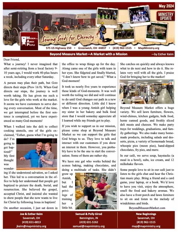 MAP Newsletter – May 2024