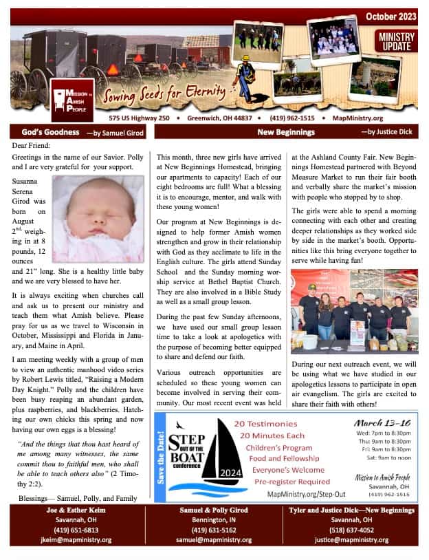 MAP Newsletter – October 2023