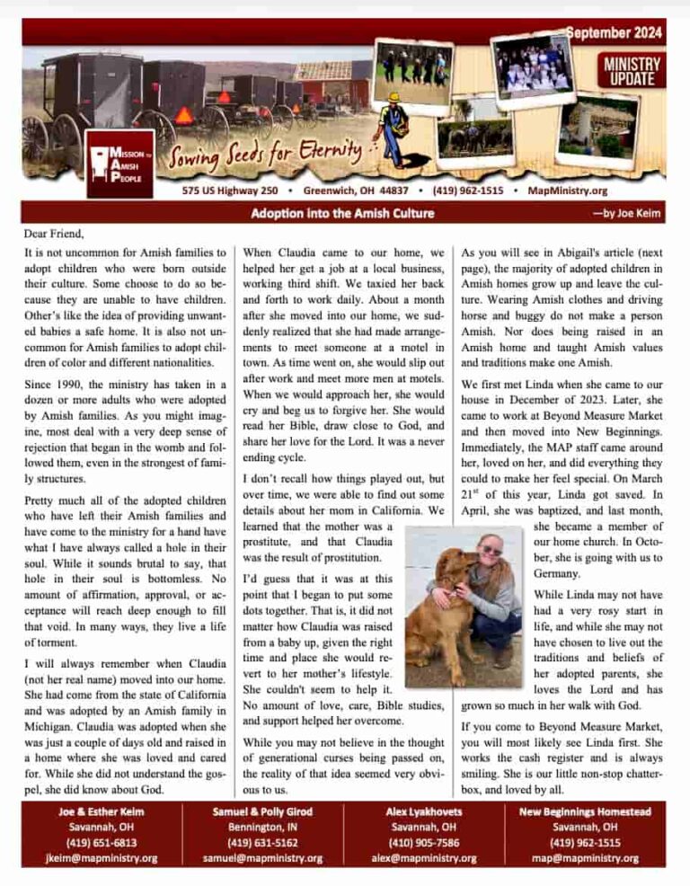 MAP Newsletter – September 2024