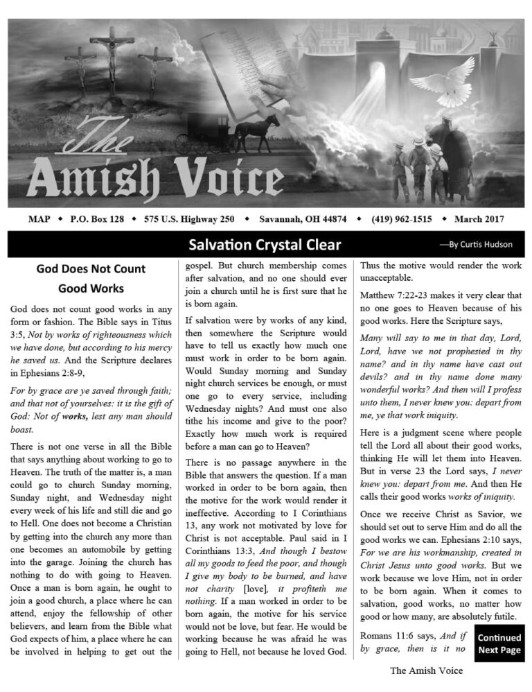 Amish Voice – March 2017