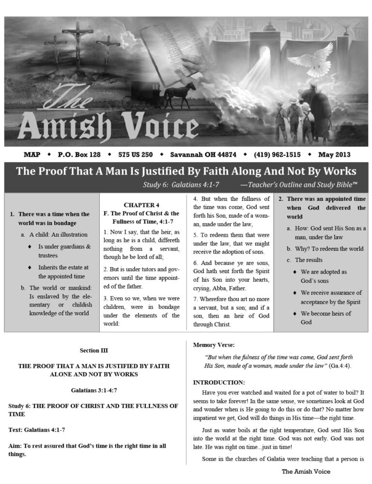 Amish Voice – May 2013