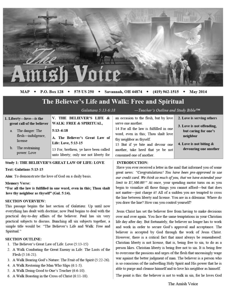 Amish Voice – May 2014