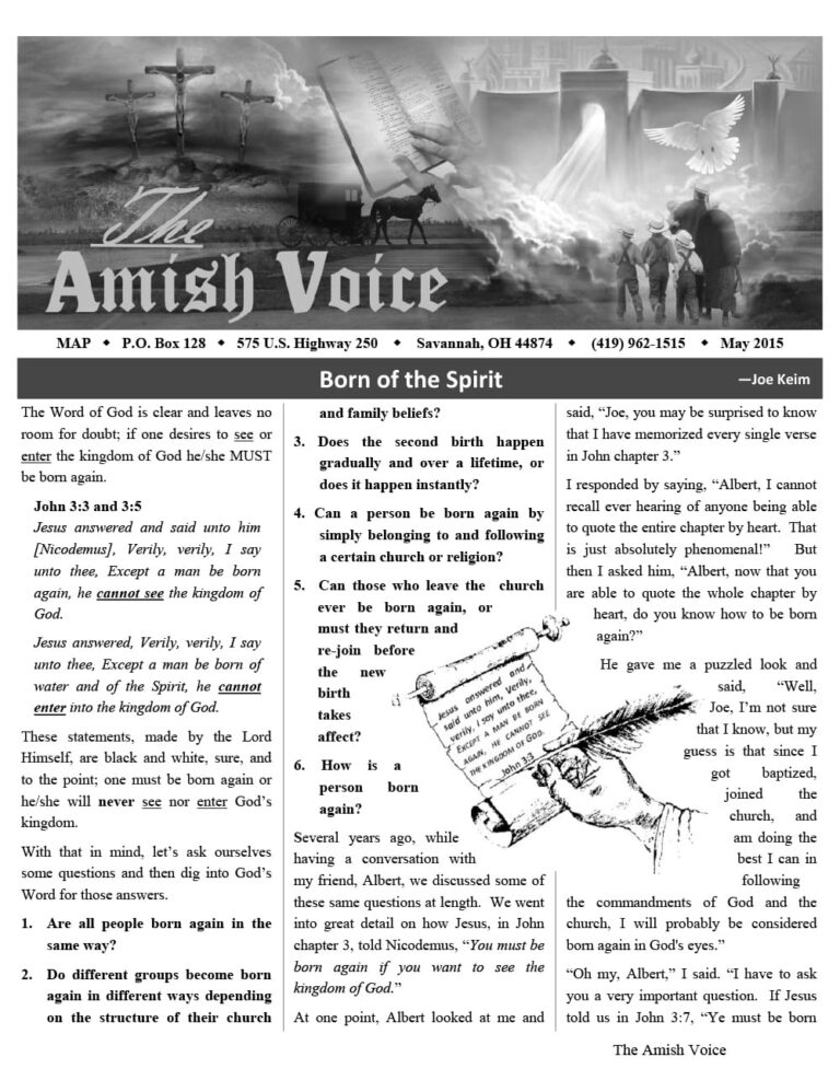 Amish Voice – May 2015