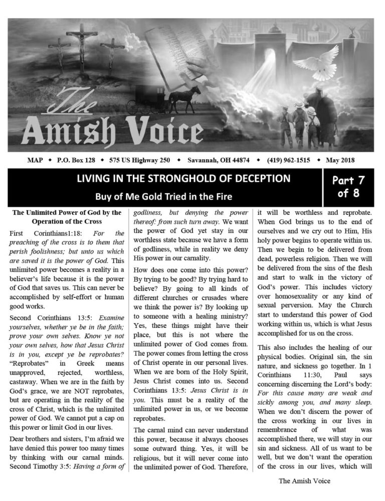 Amish Voice – May 2018