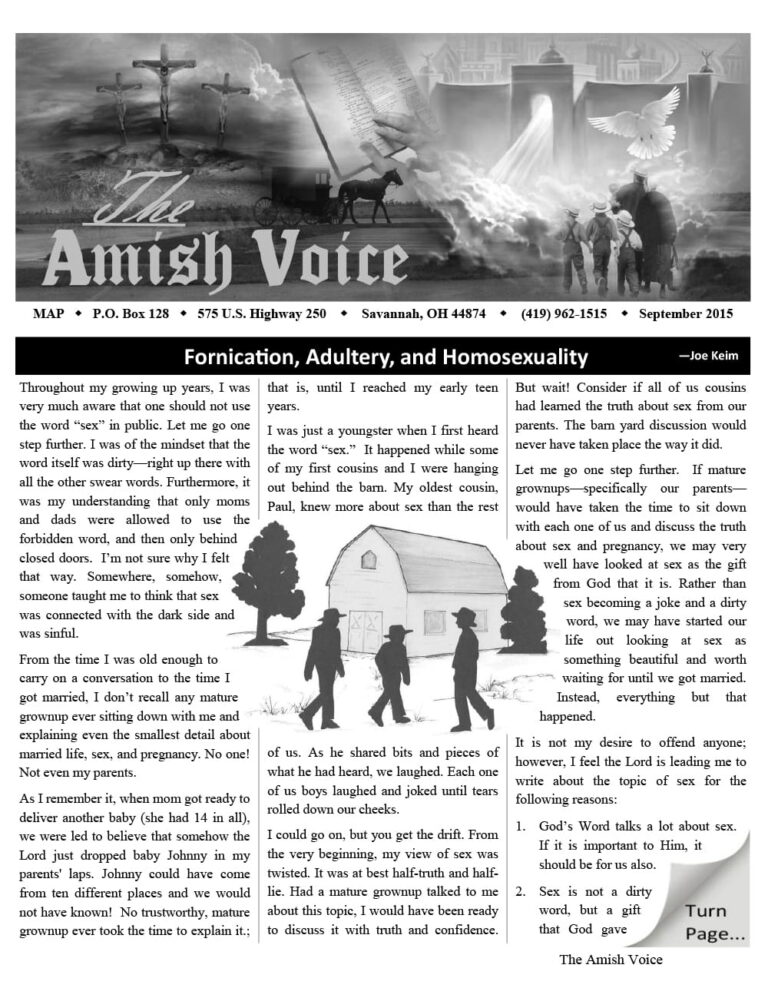 Amish Voice – September 2015
