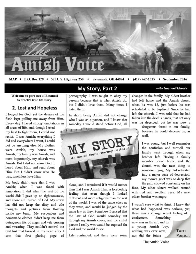 Amish Voice – September 2016