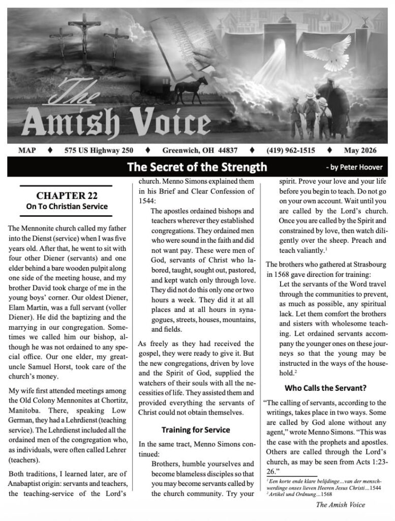 Amish Voice – May 2026