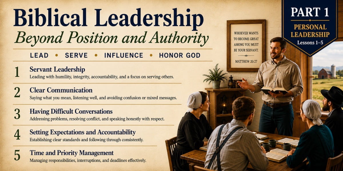 Biblical Leadership