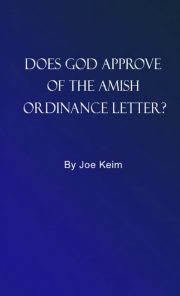 Does God Approve of the Ordinance Letter (1)